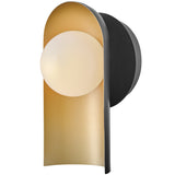 Zuri Wall Sconce Black By Lark Living