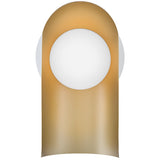 Zuri Wall Sconce Satin Off White By Lark Living - Front View