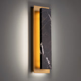 Zurich Wall Sconce By Modern Forms Black Aged Brass Detailed View