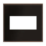 Adorne 2 Gang Cast Metal Wall Plate by Legrand Adorne, Finish: Oiled Rubbed Bronze, , | Casa Di Luce Lighting