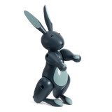 Kay Bojesen Rabbit, Painted Beech, H: 6.3" Red By Kay Bojesen