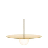 Bola Disc Pendant by Pablo, Finish: Chrome, Brass, Gold Rose, Gunmetal, Gloss White/Chrome, Size: Small, Medium, Large, X-Large, | Casa Di Luce Lighting