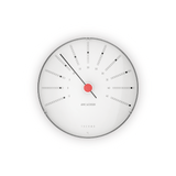 Arne Jacobsen Bankers Thermometer, White, Ø: 4.7" By Arne Jacobsen