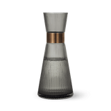 Rosendahl GC Nouveau Water Carafe Smoke H 10in Dia 4.5in 33.8 oz By Rosendahl