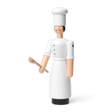 Kay Bojesen Cook Girl, White, H: 6.9" By Kay Bojesen