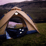 Cherry Mini Portable Light (Set of 3) - lighting a tent