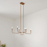 Alden Linear Chandelier lifestyle 1