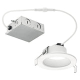 Direct To Ceiling Recessed Downlight White