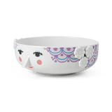 Bjørn Wiinblad Eva Bowl, Purple, Ø: 9.4" By Bjorn Wiinblad