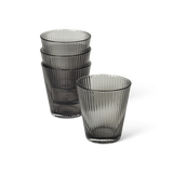Rosendahl GC Nouveau Tumbler Smoke 4 Pcs H 3.7in Dia 3.5in 8.8 oz By Rosendahl