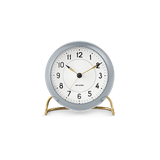 Arne Jacobsen Station Table Clock, H: 4.7" By Arne Jacobsen