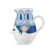 Bjørn Wiinblad Dora Jug, Blue, 18.6 Oz By Bjorn Wiinblad