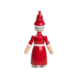 Kay Bojesen Santa Clara / Mrs Santa, Red/White, H: 7.7" By Kay Bojesen