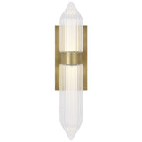 Langston Large Bath Sconce By Tech Lighting, Finish: Plated Brass