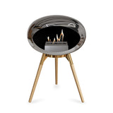 Le Feu Ground Low Dome <br>Chromed Silver