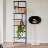 Le Feu Steel High Dome <br>Black