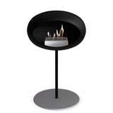 Le Feu Steel Low Dome <br>Black