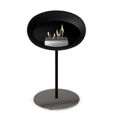 Le Feu Steel Low Dome <br>Black
