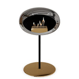 Le Feu Steel Low Dome <br>Chromed Silver