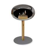 Le Feu Steel Low Dome <br>Chromed Silver