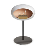 Le Feu Steel Low Dome <br>White