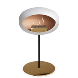Le Feu Steel Low Dome <br>White