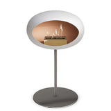 Le Feu Steel Low Dome <br>White