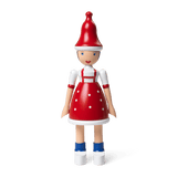 Kay Bojesen Christmas Lise, red/blue/white, H: 6.9" By Kay Bojesen