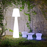 Lola Floor Lamp - 6000K, in a garden