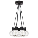 Mina Multi Light Pendant by Tech Lighting, Finish: Black, Color: Black Cord, Number of Lights: 7-Light | Casa Di Luce Lighting