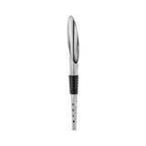 Rosendahl Grand Cru Barware Pouring, Aerating, and Decanting Stopper, Black/Steel, H: 9.4" By Rosendahl
