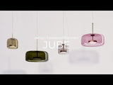 Vetreria Vistosi presents JUBE with retro charm and the elegant, delicate look of blown glass
