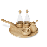 Kay Bojesen Menageri Serving Dish, Oak, Ø: 9.6" By Kay Bojesen