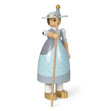 Kay Bojesen Shepherdess, Light Blue, H: 7.9" By Kay Bojesen