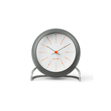 Arne Jacobsen Bankers Table Clock, Ø: 4.3" By Arne Jacobsen