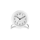 Arne Jacobsen LK Table Clock, White, Ø: 4.3" White By Arne Jacobsen