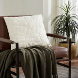 Merano Indoor Pillow Ivory By Renwil