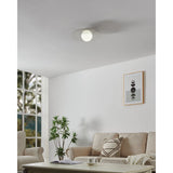Solstice 16-inch Polished Nickel 5CCT LED Convertible Pendant with Opal Ribbed Glass Shade