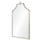 Calliope Wall Mirror Antique Brushed Brass By Renwil
