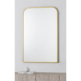 Merrimack Wall Mirror Gold By Renwil