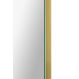 Beckah Wall Mirror Satin Brass By Renwil