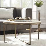 Liana Table Antique Brass By Renwil