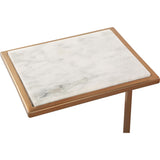 Delma Table White By Renwil
