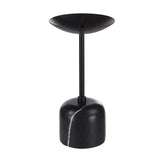 Uma Set Of 2 Pillar Candle Holder Matte Black By Renwil