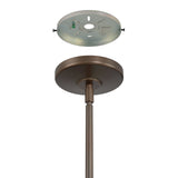 Bryony 22-inch 4-light Forged Bronze Convertible Pendant with White Synthetic Silk Shades