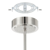 Overture 24-inch 6-light Polished Nickel 5CCT LED Chandelier