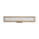 Courtney 24-inch Champagne Gold 5CCT LED Vanity Light with Clear Water Glass