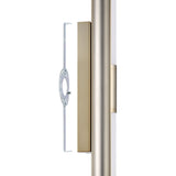 Colton 24-inch 2-light Champagne Gold 5CCT LED Vanity Light with Etched Opal Glass Shades