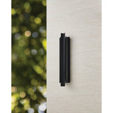Kestrel 30-inch 3-light Textured Black 5CCT LED Exterior Wall Sconce