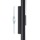 Colton 24-inch 2-light Textured Black 5CCT LED Vanity Light with Etched Opal Glass Shades